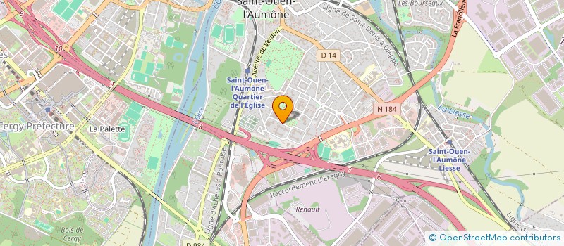 localisation de l'entreprise DIED PRESTIGE  SAINT-OUEN-L'AUMONE