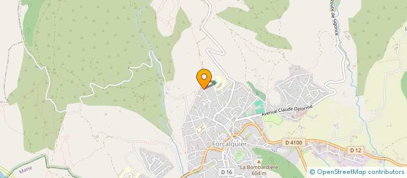 localisation de l'entreprise DIEFTEAM à FORCALQUIER