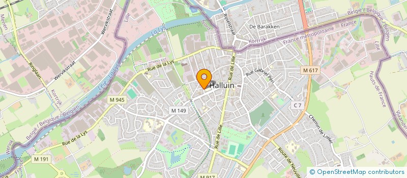 localisation de l'entreprise DIEG'S GO  HALLUIN