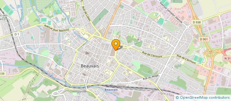 localisation de l'entreprise DIEGO  BEAUVAIS