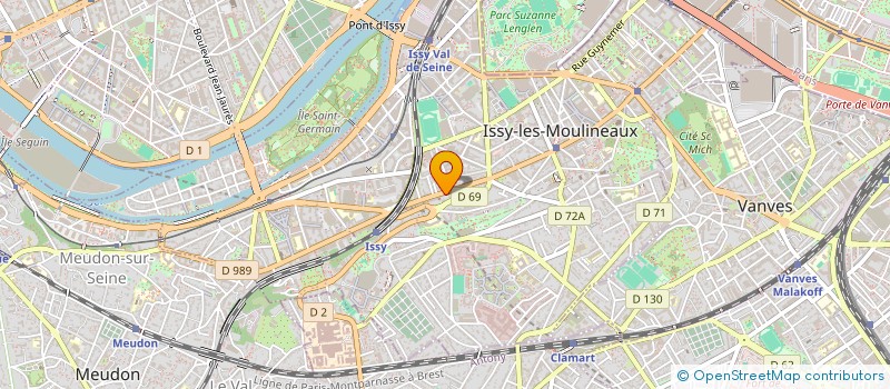 localisation de l'entreprise DIEGO DIFFUSIONS ET PRESTATIONS INTERNATIONALES à ISSY-LES-MOULINEAUX