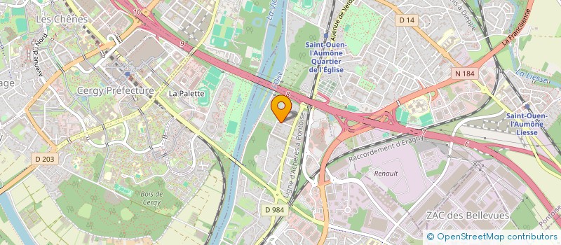 localisation de l'entreprise DIEGO INVEST  ERAGNY