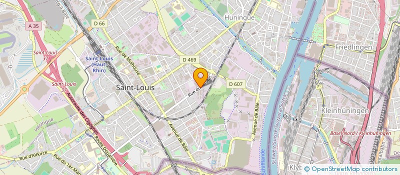 localisation de l'entreprise DIEHL METERING SAS  SAINT-LOUIS