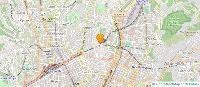 localisation de l'entreprise DIELECTRIC à NICE