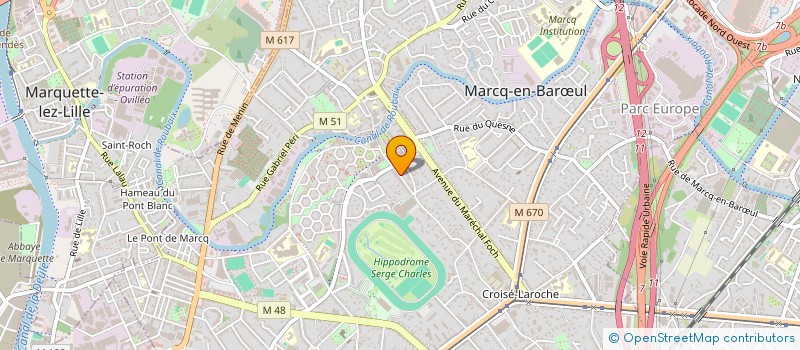 localisation de l'entreprise DIEM à MARCQ-EN-BARŒUL