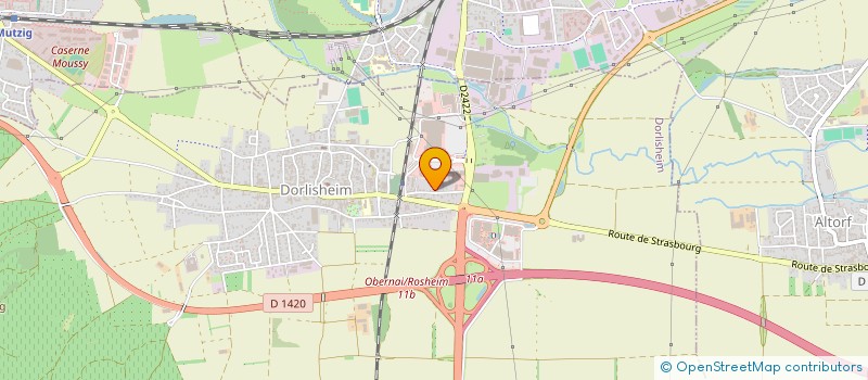 localisation de l'entreprise DIEM  DORLISHEIM