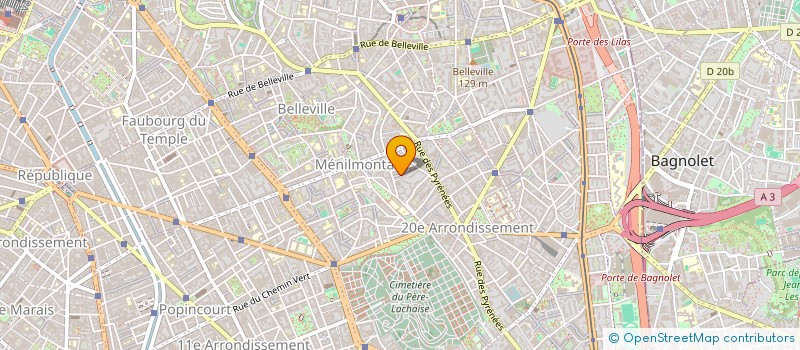 localisation de l'entreprise DIEM DRAME IMAGE ET MUSIQUE - THEATRE DE LA VOIX  PARIS