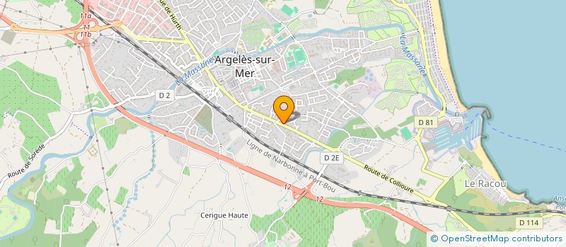 localisation de l'entreprise DIEMA  ARGELES-SUR-MER