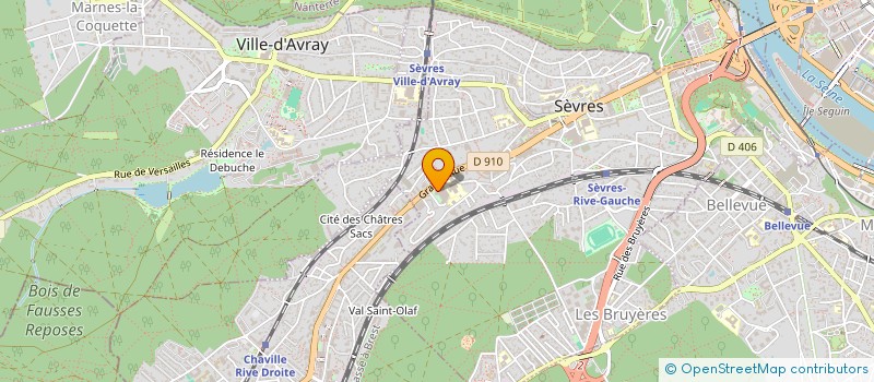 localisation de l'entreprise DIEMLITE FRANCE à SEVRES