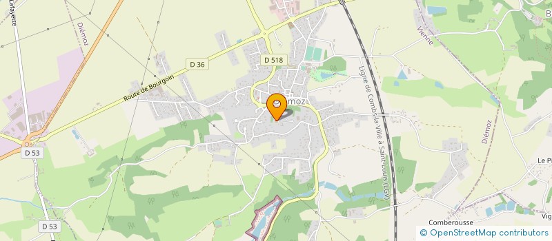 localisation de l'entreprise DIEMOZ  DIEMOZ