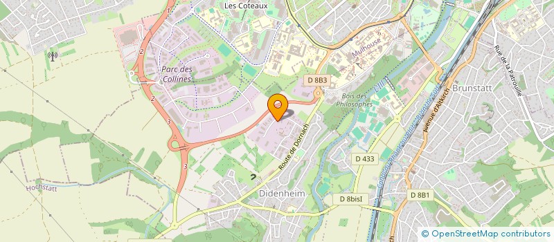 localisation de l'entreprise DIEMUNSCH HYGIENE à BRUNSTATT-DIDENHEIM