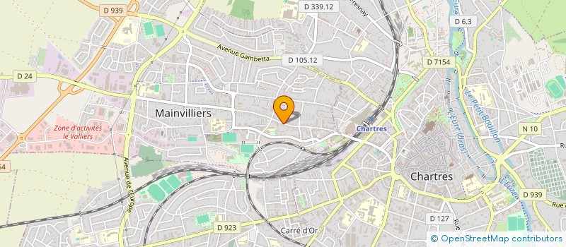 localisation de l'entreprise DIENDE II à MAINVILLIERS