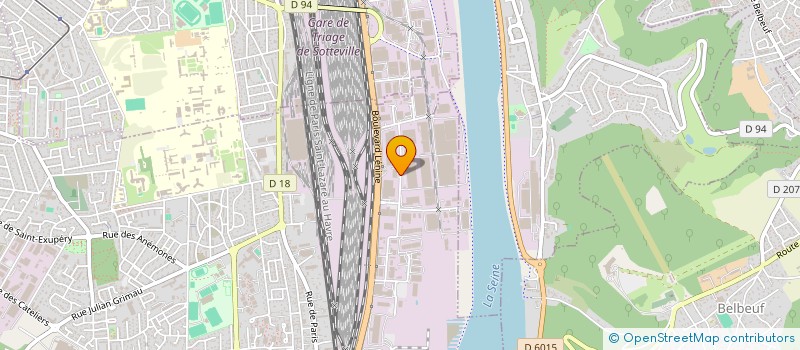 localisation de l'entreprise DIENER SA à SAINT-ETIENNE-DU-ROUVRAY