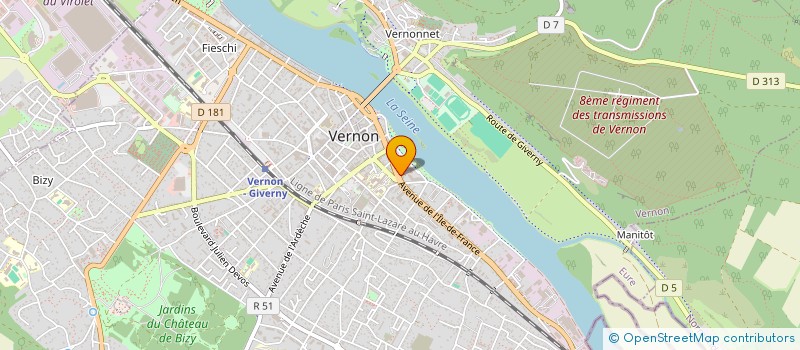 localisation de l'entreprise DIENGAR BARBER à VERNON