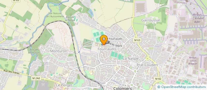 localisation de l'entreprise DIENSO à COLOMIERS
