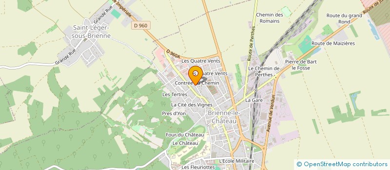 localisation de l'entreprise DIENVILLE NAUTISME  BRIENNE-LE-CHATEAU