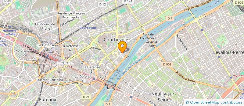 localisation de l'entreprise DIEPHARMEX à COURBEVOIE