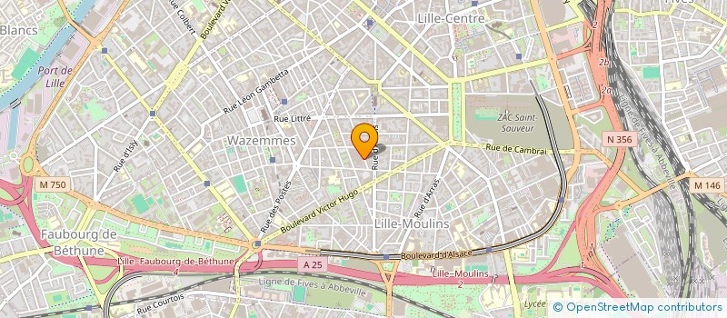 localisation de l'entreprise DIEPPE 71 à LILLE