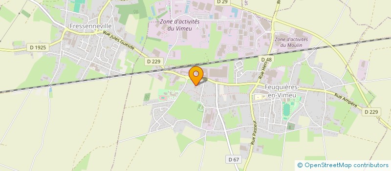 localisation de l'entreprise DIEPPE 8  FEUQUIERES-EN-VIMEU