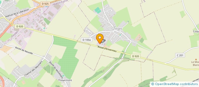 localisation de l'entreprise DIEPPE BAIN DISTRIBUTION  GREGES