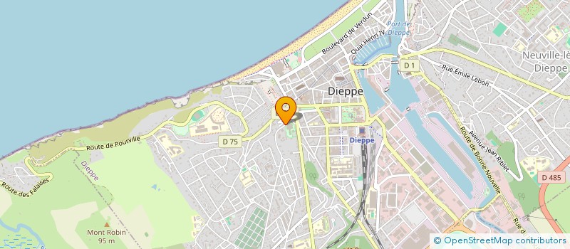 localisation de l'entreprise DIEPPE BASKET  DIEPPE