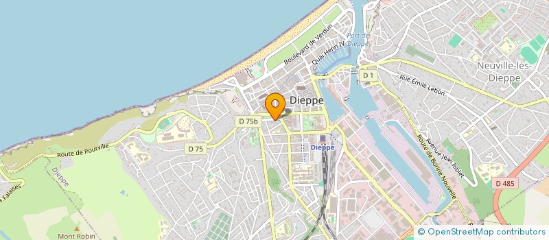 localisation de l'entreprise DIEPPE COMMUNICATION  DIEPPE