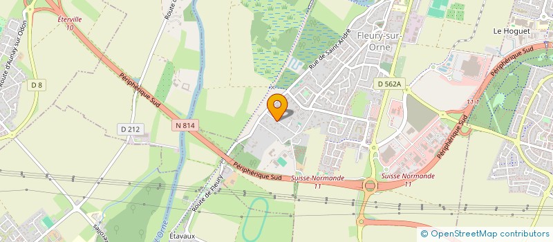 localisation de l'entreprise DIEPPE IMMOBILIERE  FLEURY-SUR-ORNE