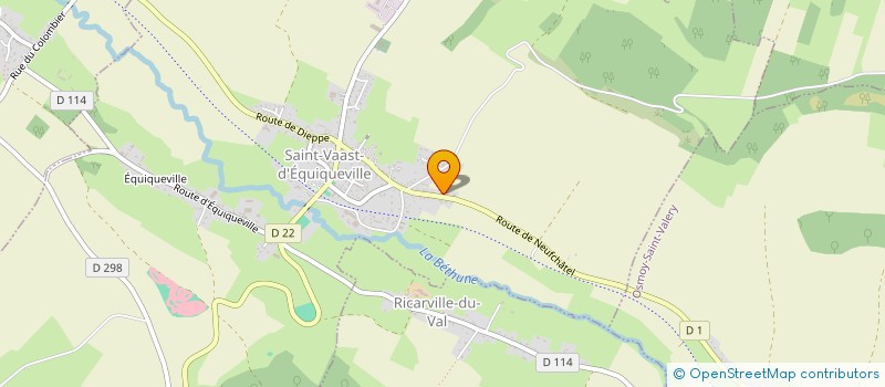 localisation de l'entreprise DIEPPE MULTIMEDIA  ST VAAST D EQUIQUEVILLE