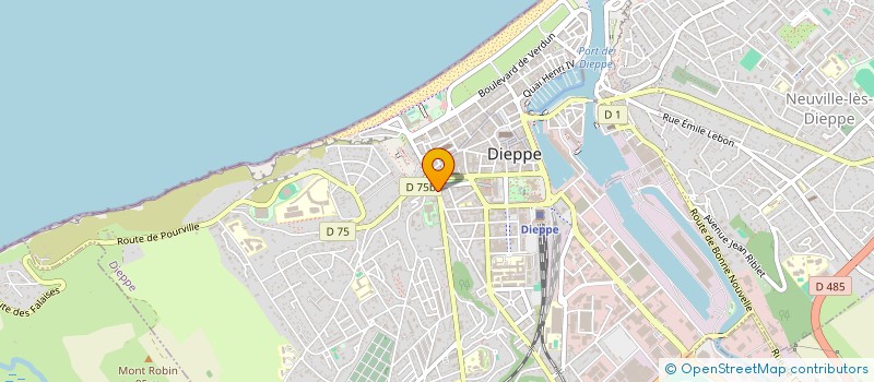 localisation de l'entreprise DIEPPE SERVICES AUTOMOBILE à DIEPPE