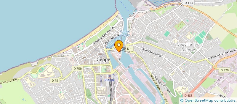 localisation de l'entreprise DIEPPE TREPORT MAREE REYNAUD à DIEPPE