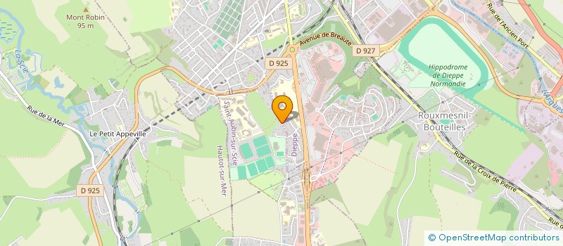 localisation de l'entreprise DIEPPE UNIVERSITAIRE CLUB SECTION MUSCULATION  DIEPPE