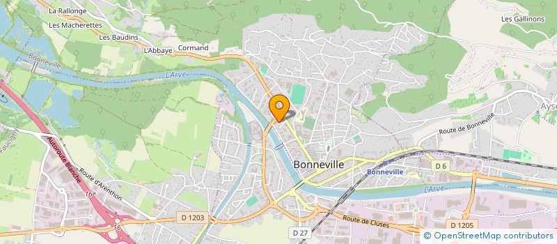 localisation de l'entreprise DIEQU à BONNEVILLE