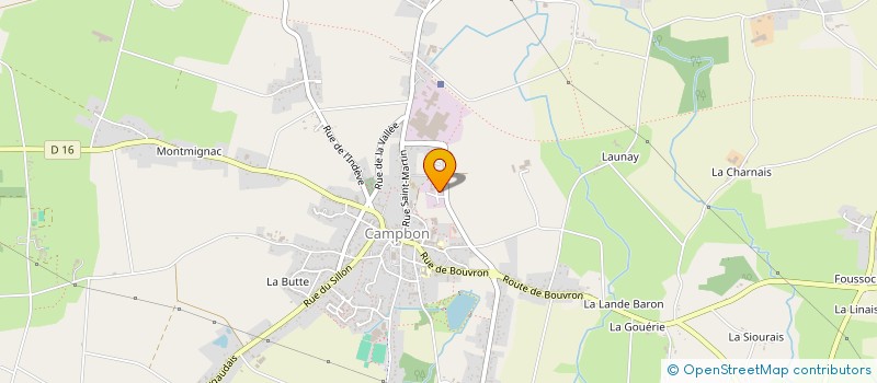 localisation de l'entreprise DIERE HUET PEINTURE à CAMPBON