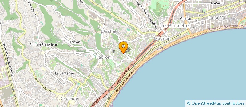 localisation de l'entreprise DIERELEC à NICE
