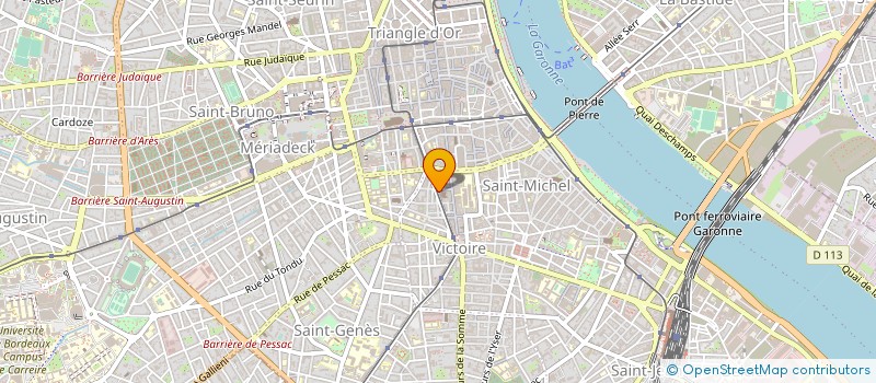 localisation de l'entreprise DIERIC à BORDEAUX