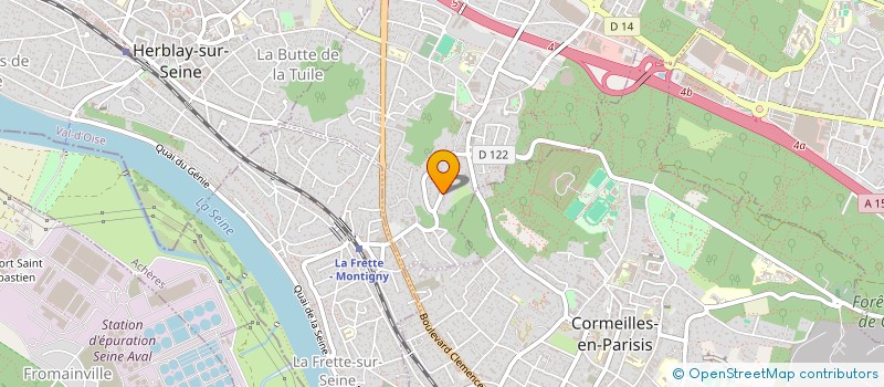 localisation de l'entreprise DIESE                                   DIAGNOSTICS IMMOBILIERS ENERGIES SOLAIRES ET EOLIENNES  MONTIGNY-LES-CORMEILLES