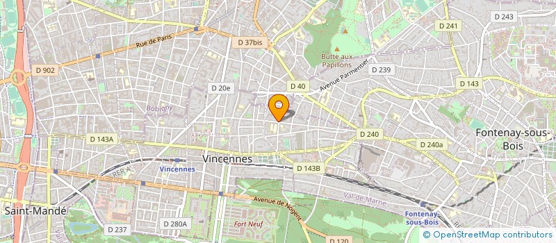 localisation de l'entreprise DIESE EVENEMENTS à VINCENNES