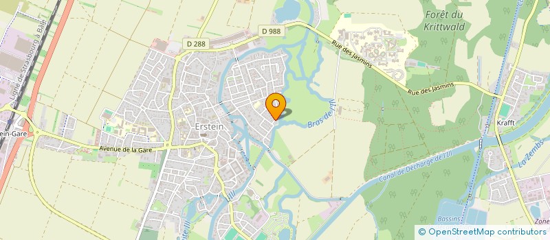 localisation de l'entreprise DIESE INVEST  ERSTEIN