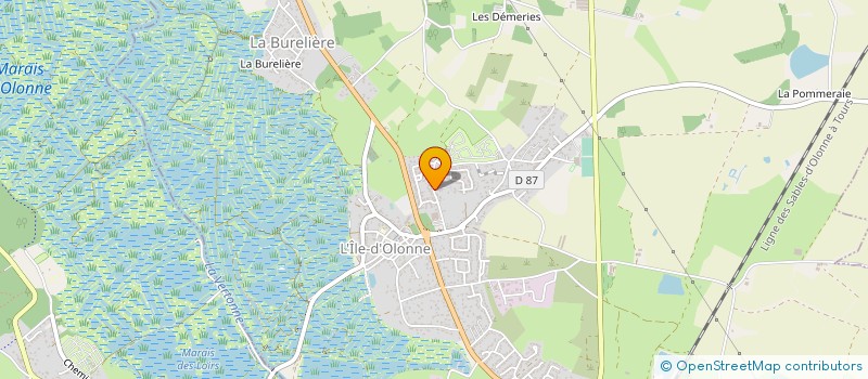 localisation de l'entreprise DIESE-MUSIC  L'ILE-D'OLONNE