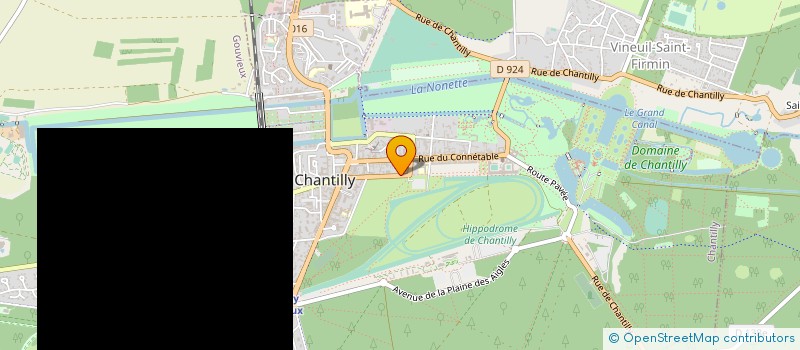 localisation de l'entreprise DIESEL ELECTRIC FRANCE à CHANTILLY