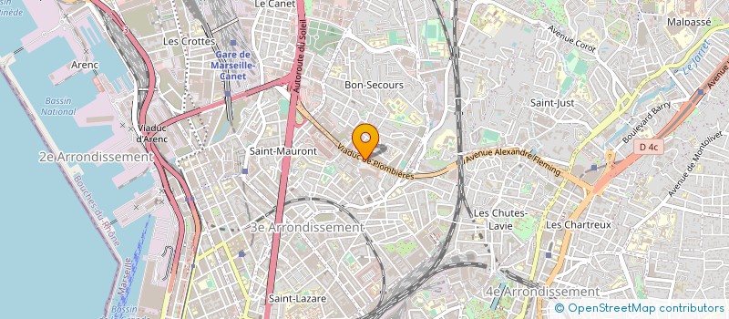 localisation de l'entreprise DIESEL ELECTRIC SA à MARSEILLE