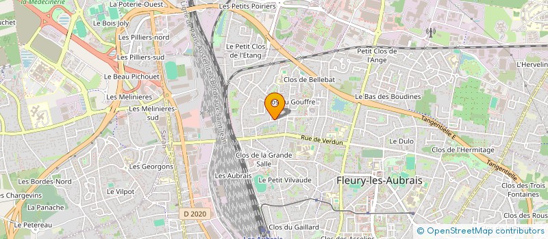 localisation de l'entreprise DIESEL INJECTION à FLEURY-LES-AUBRAIS