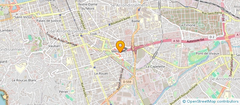 localisation de l'entreprise DIESEL MOTOR FRANCE - D.M.F.  MARSEILLE 10EME