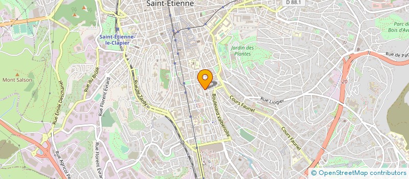 localisation de l'entreprise DIESEL PRODUCTION à SAINT-ETIENNE