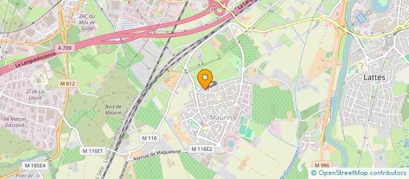 localisation de l'entreprise DIESELECTRA  LATTES