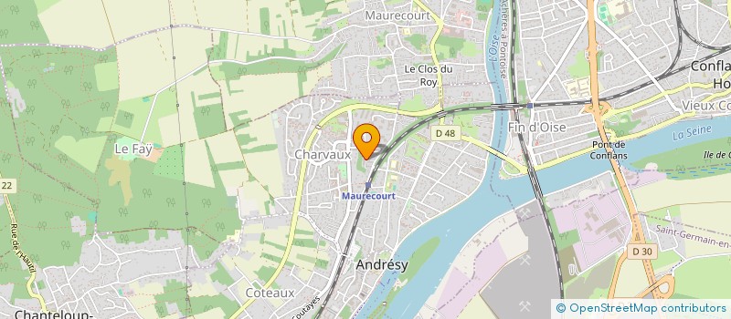 localisation de l'entreprise DIET 2001 à ANDRESY