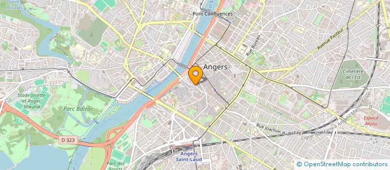 localisation de l'entreprise DIET ANGERS à ANGERS