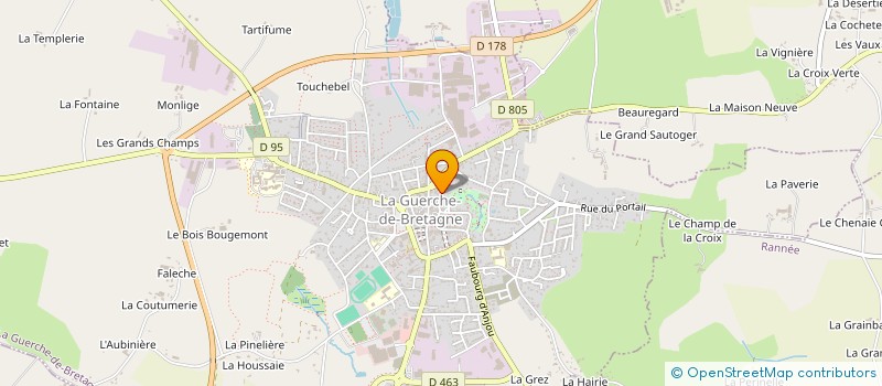 localisation de l'entreprise DIET ARMOR à LA GUERCHE-DE-BRETAGNE