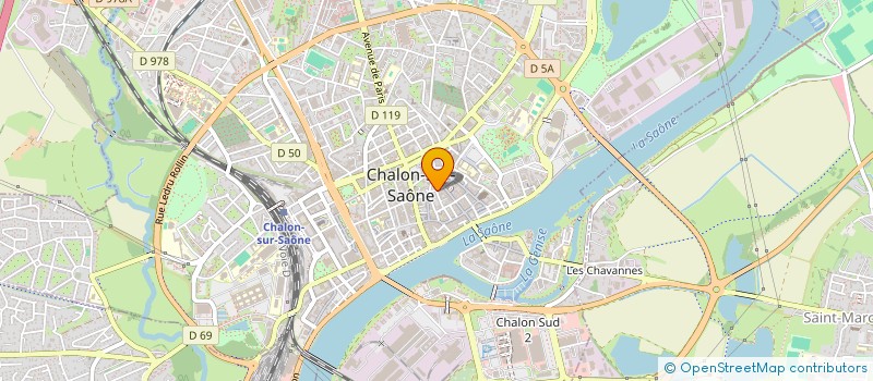 localisation de l'entreprise DIET BALANCE à CHALON-SUR-SAONE