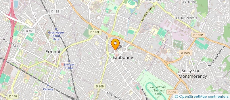 localisation de l'entreprise DIET CENTER à EAUBONNE